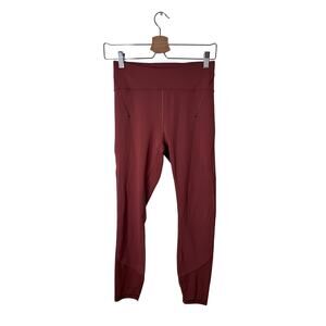 Lululemon Everlux and Mesh High-Rise Tight 25" Dark Terracotta Size 6 W5DBQS